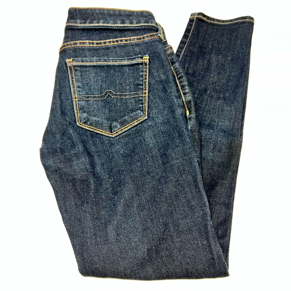 Arizona Jean Company Dark Blue Wash Short Skinny Jeans-Size 1 Juniors